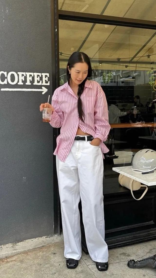 彩色衬衫太适合夏天了，高级又气质