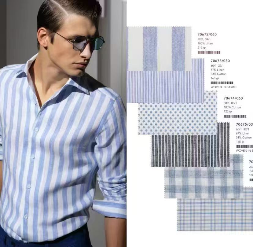 亚麻衬衫的慵懒高级感