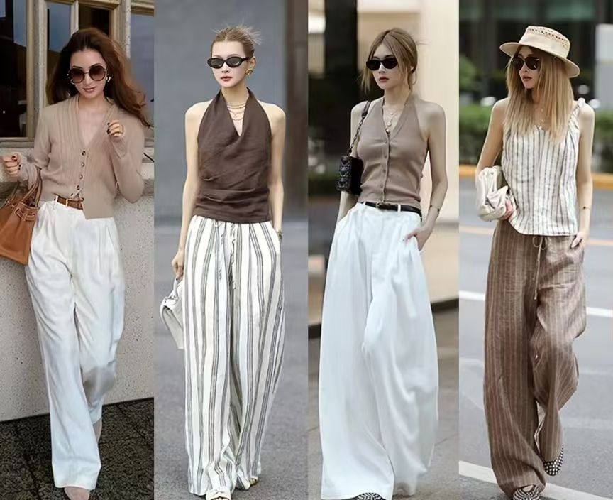 亚麻系穿搭 *把松弛感焊在身上的时髦公式