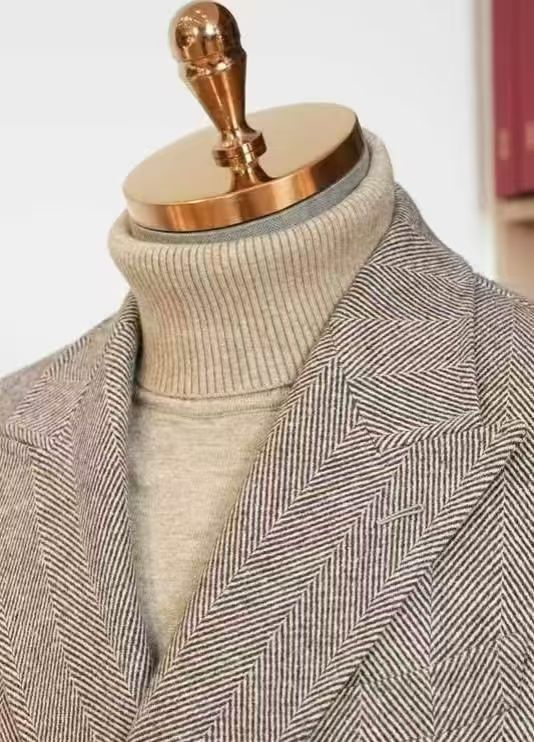 人字纹大衣-山河故人