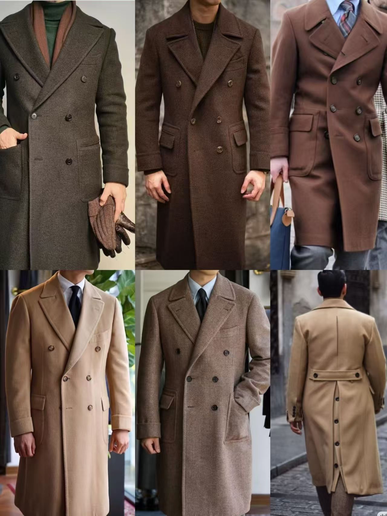 大地色系大衣解锁秋冬绅士氛围感